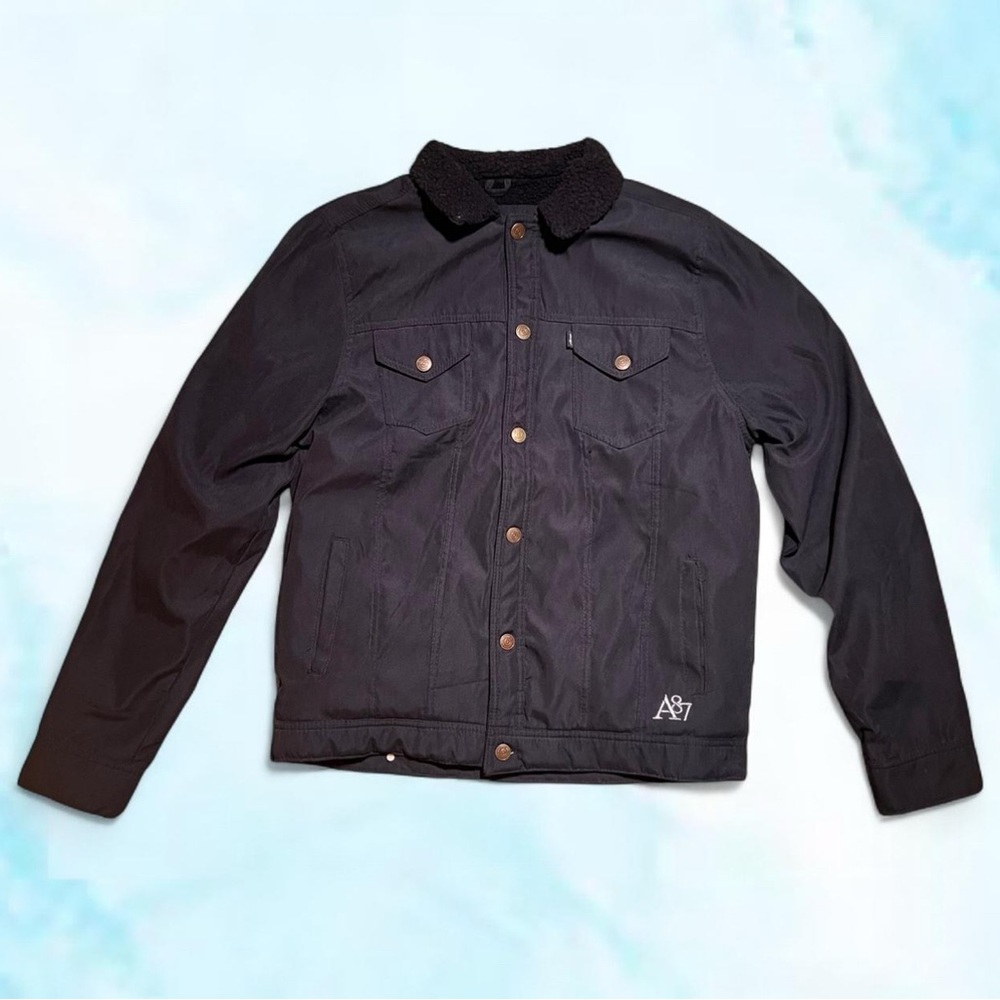 Aeropostale Black Bomber Jacket